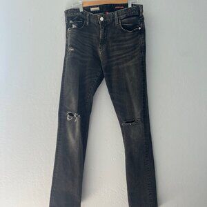 Pilcro The Relaxed Straight Black Denim